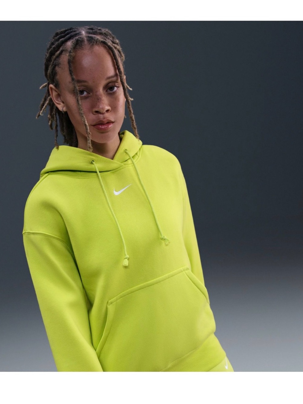 Nike Women's Sportswear Phoenix Fleece Oversized Pullover Hoodie size small